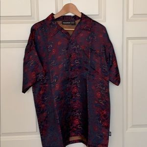 Men’s L Dragon Button Down Club Shirt.